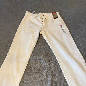 Levi's 501 jeans in white - new with tags size 29x32